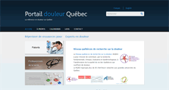 Desktop Screenshot of portaildouleur.org